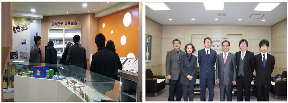 일본 나루토교대 Yamashita 부총장 등 관계자 내방